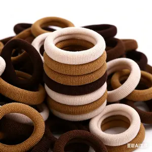 20 portable hair elastics with lightweight stretch