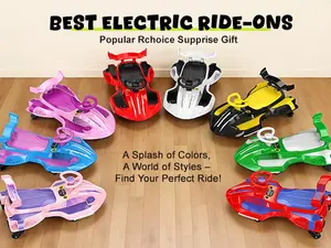 【Akeleo】12V Electric Wiggle Car with Pedal, 2 in 1 Wiggle Car Ride On Toys for Kids Ages 3 and Up, Anti-Rollover Flashing Wheels, Bluetooth, Music2,Halloween&Christmas gifts,Devil Drift Car,whiteelephantgift