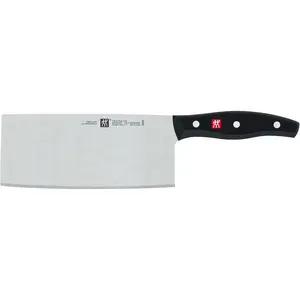 Zwilling Twin Pollux Chinese Chef's Knife: 7 Inch, Black