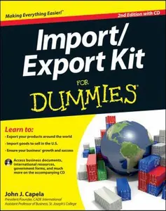 USED-Import/ Export Kit for Dummies by John J. Capela (Paperback)