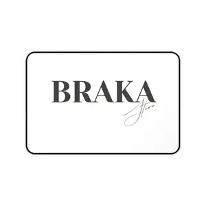 Stylish Desk Mat | Modern Office Decor, Ergonomic Workspace Accessory, Gift for Students, Minimalist Desk Accessories, Braka Design