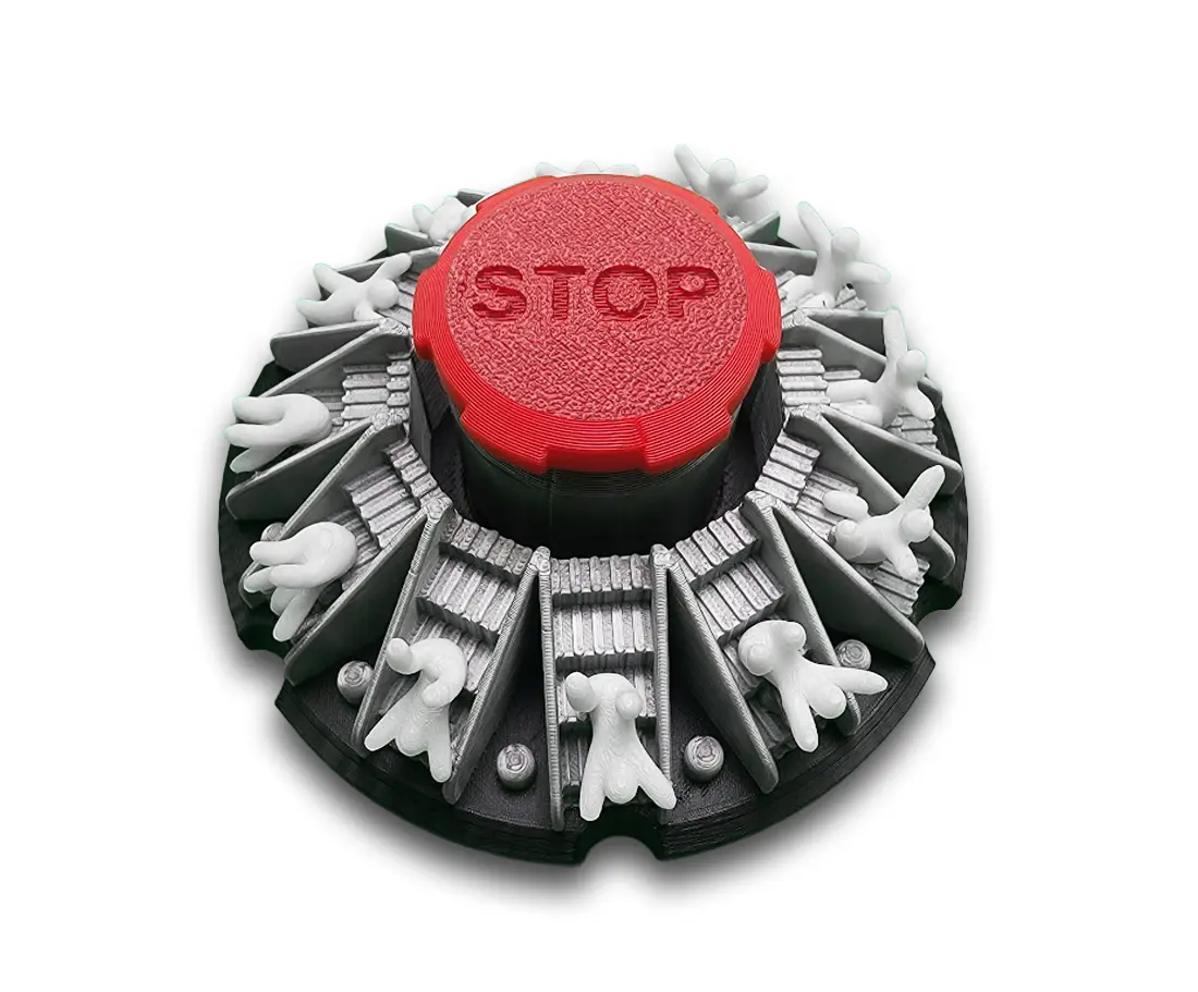 3D Escalator Fail Handheld Zoetrope — Please Read Product Details Before Ordering