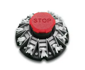 Multi Color Escalator Fail Animated Handheld Zoetrope  (Animation only visible with handheld viewer, phone or tablet.  See description for more info on how to view)