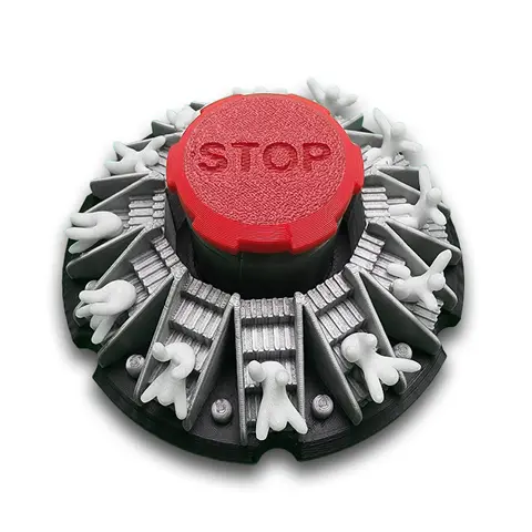 3D Escalator Fail Handheld Zoetrope — Please Read Product Details Before Ordering