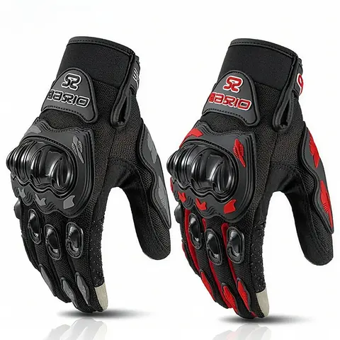 1 Pair Full Finger Cycling Gloves – Includes Gloves, Anti-Slip, Wear-Resistant, Breathable Touchscreen Gloves for Cycling, Climbing, Weightlifting, Fitness Essentials, Protective Gloves