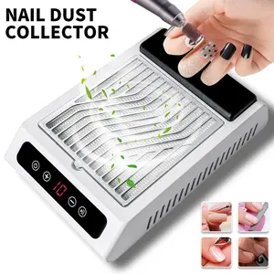 Nail Dust Collector, 1 Box Professional Nail Dust Collector, Nail Fan for Nail Salon, Dust Collector Uses Nail Drills and Files Ideal for Home Salon