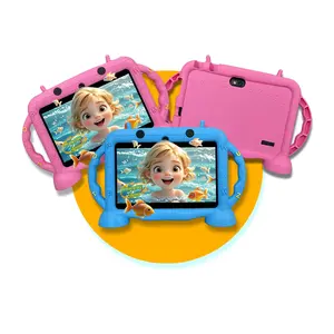 7-Inch Android Tablet PC, Touchscreen Tablet, Shockproof Case & Parental Controls, 1024x600 HD Display, Dual Cameras, Christmas Gift