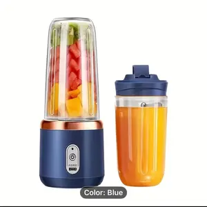 A Versatile Portable Blender That Is Rechargeable And Powered by Dual USB, Made from Food-Grade PP And Plastic, Operating at 36V, Ideal for Making Juices, Milkshakes, And Fruit Smoothies