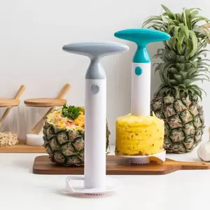 Pineapple Corer Peeler Cutter Parer Knife Plastic Fruit Tools Pineapple Core Extractor Home Kitchen Accessories Kitchen Gadgets