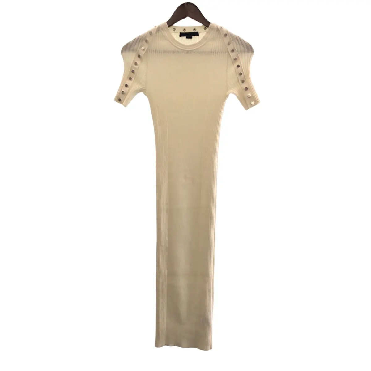 Pre-owned Alexander Wang Cotton Small Leather Goods Long Dress