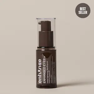 Enhanse Under Eye Gel for Men, Caffeine Eye Cream, Peptides, RejuveNAD, Instant Tightening, Brightening, Depuffing for Under Eye Bags, Blurs Fine Lines and Dark Circles, 0.5 Fl Oz