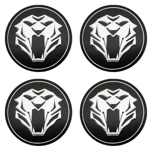 4PCS 56mm Car Wheel Hub Center Cap Emblem Stickers For Jaguar XF XJ XE XK S-Type F-Type X-Type F-Pace I-Pace E-Pace
