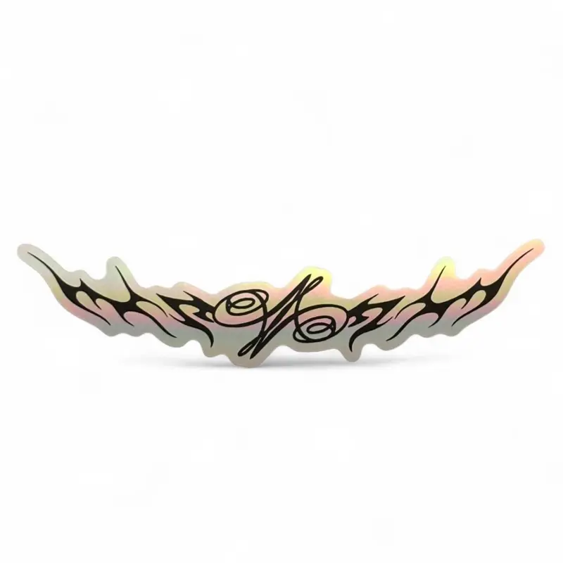 2000s Cybersigilism Missandry Logo Holographic Vinyl Sticker