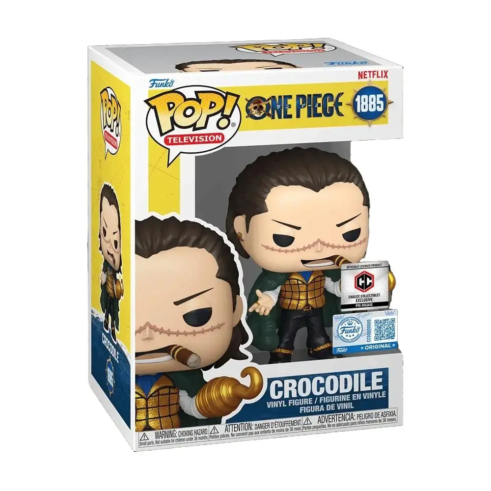 Funko Crocodile Single Vinyl Figure #1885 - Chalice Collectibles Exclusive Collectible Figurine with PR Sticker, Ideal for Display