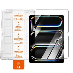 Screen Protector for iPad A16 11th/10th Gen 11/10.9 Inch, Tempered Glass Ultrafit Tray, Bubble-Free, Face ID & Apple Pencil Support