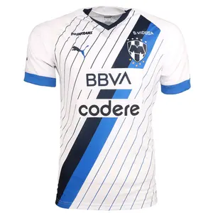 PUMA Mens Monterrey Away V-Neck Jersey Casual - White