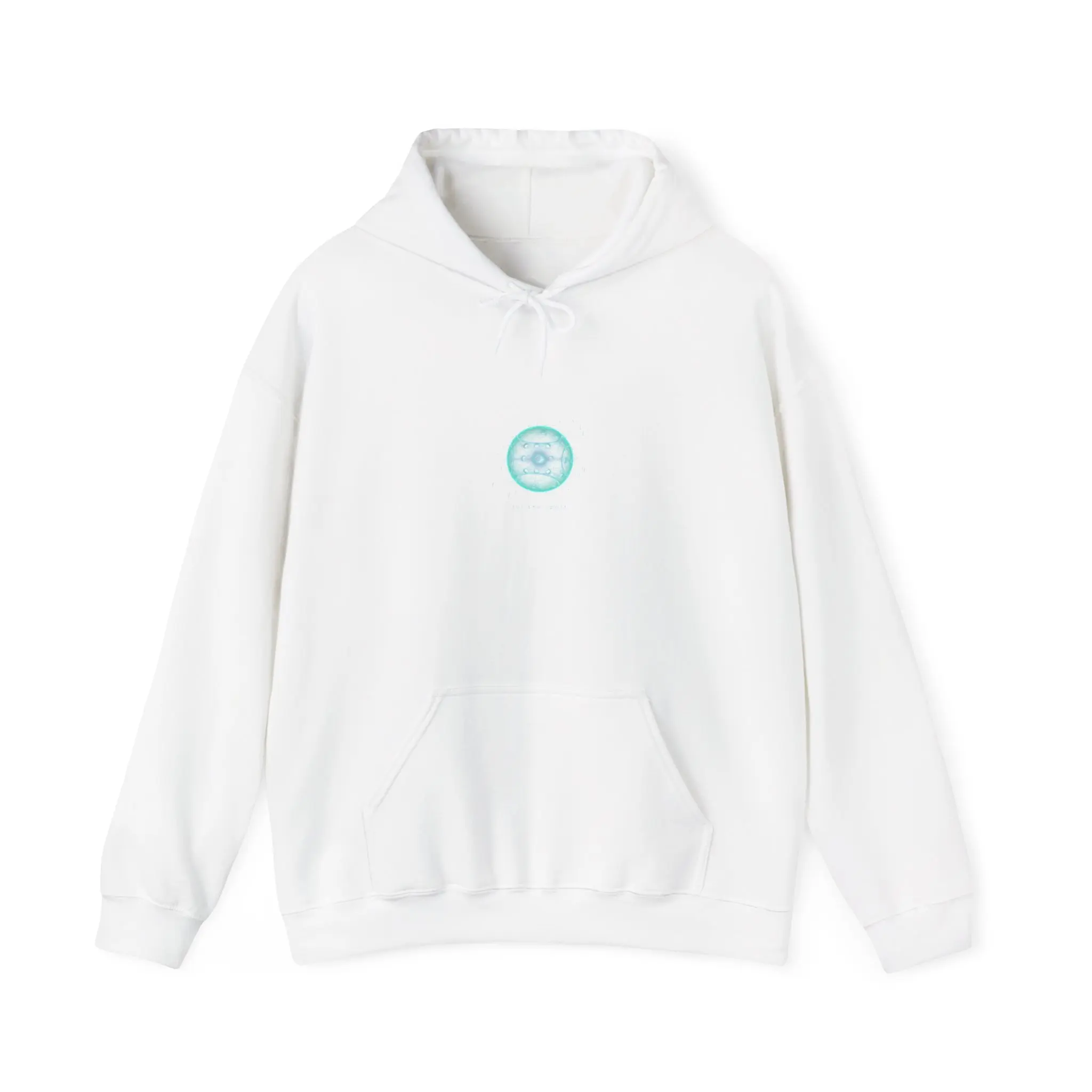 Bioluminescent Jellyfish Hoodie | neon jelly print, deep sea aesthetic