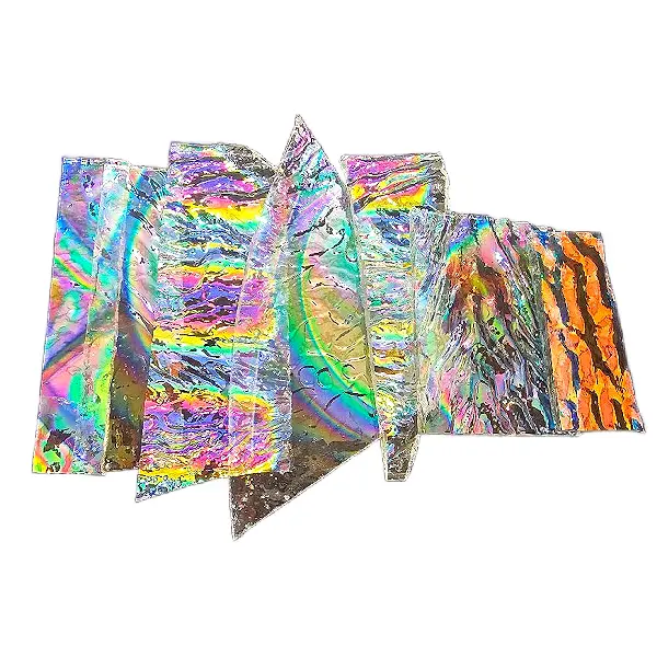 Most Popular!  Tex-Effects Dichroic Scrap Pack - Clear 6oz.