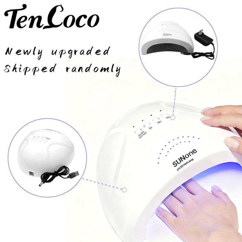 Tencoco 51 Pcs Gel Nail Polish Kit 35 Colors with Crystal Cat Eye Nail Art Tools Set UV Light Translucent Glossy Formula Perfect Gift for Women