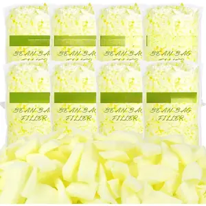 40LBS Bean Bag Filler - Shredded Memory  Beanbag Filling Pillow Stuffing Bean Bag Refill for Couch Cushion Stuffed   Bed Chair Arts Crafts