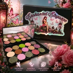 ENCHANTED ELEGANCE, 15 Pan PRE-DESIGNED Eyeshadow Palette