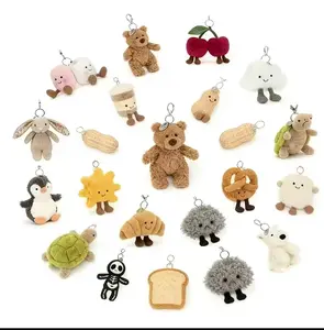 Jellycat Amuseables Plush Charm – Mini Soft Toy Keyring, Cute Bag Accessory, Viral TikTok Trend