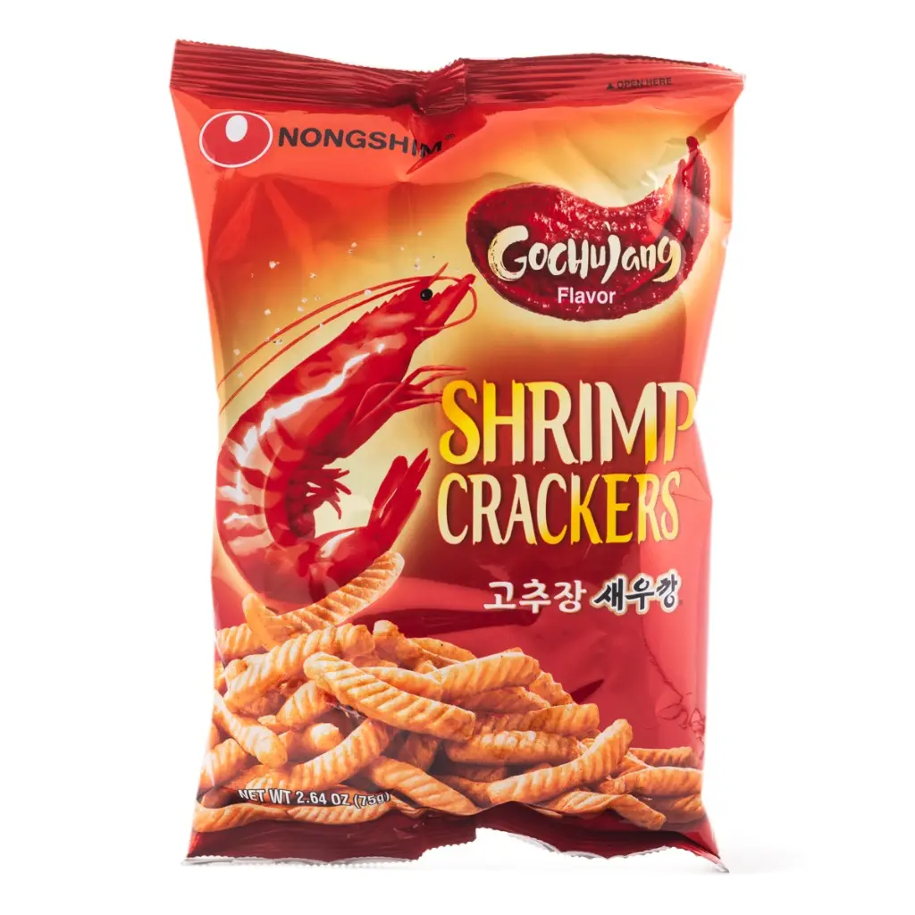Nongshim Gochujang Flavor Shrimp Crackers 75 g Nongshim Gochujang Flavor Shrimp Crackers 75 g