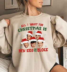All I Want For Christmas NKOTB Shirt, New Kids On The Block Sweatshirt, Perfect Gift for NKOTB Fans