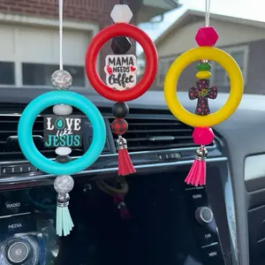 Beaded Car Charm Custom LIVE purchase only