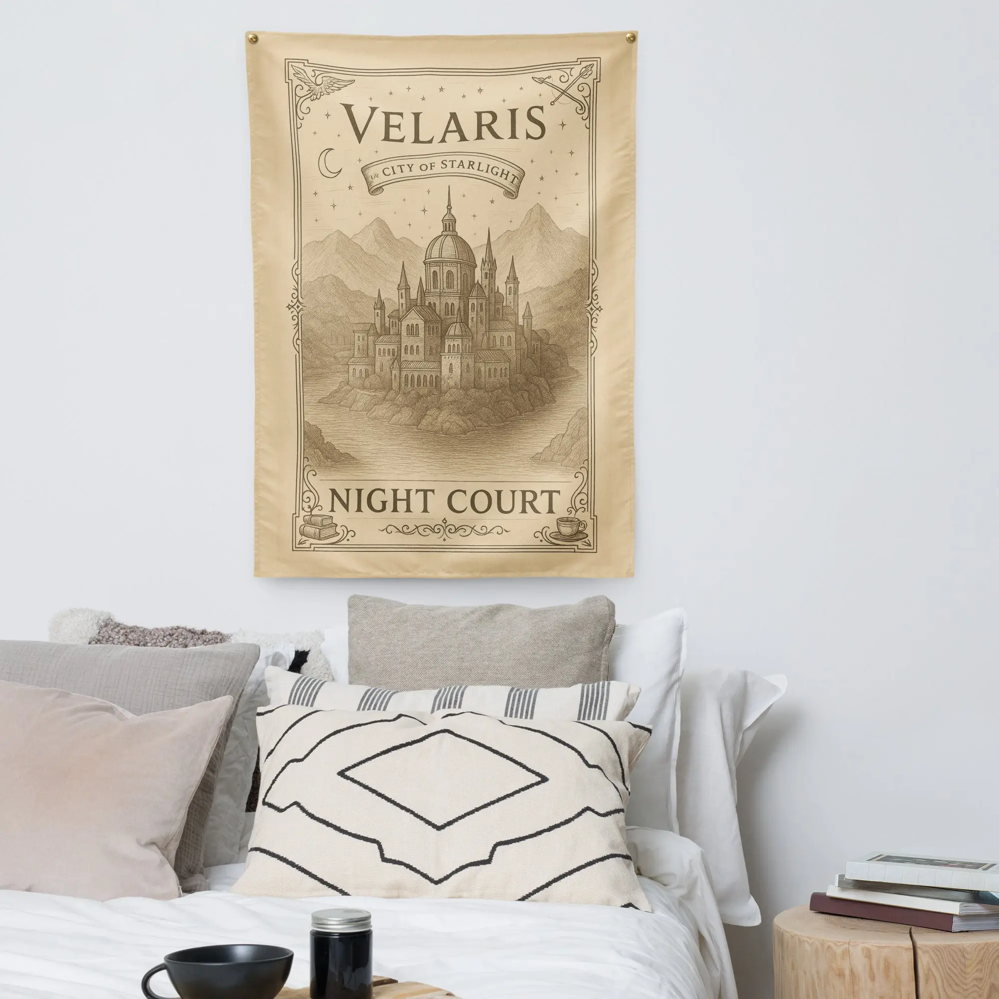Velaris Night Court wall tapestry
