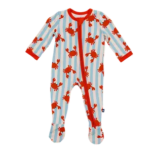 Zip Footie in Beach Buddies