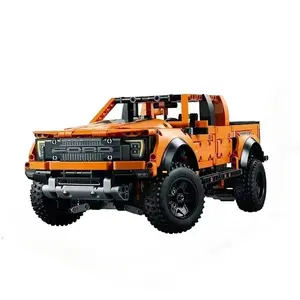 New 1379PCS Pickup Truck Racing Car Compatible High-Tech Buil ding Block Model Vehicle Bricks Boy Toy Gift Christmas birthday