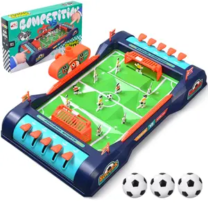 Soccer Table Football Board Game, Necessary For Family Gatherings, Kid's Table Football with 3 Balls Two-player, Mini Foosball Table for Kids 6-12, Parent-child Interactive Educational Toy, Sports Gift for Boys Girls & Teens outdoorfun