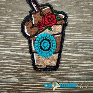 Concho Coffee Iron-On Patch