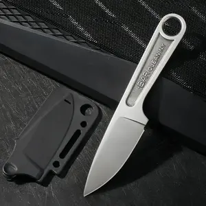 Fixed Blade Wrench Knife 425 High Carbon Steel for Survival Camping Kitchen Fruit Meat Cutting Handmade Lightweight Tools  Portable Tool Accessories