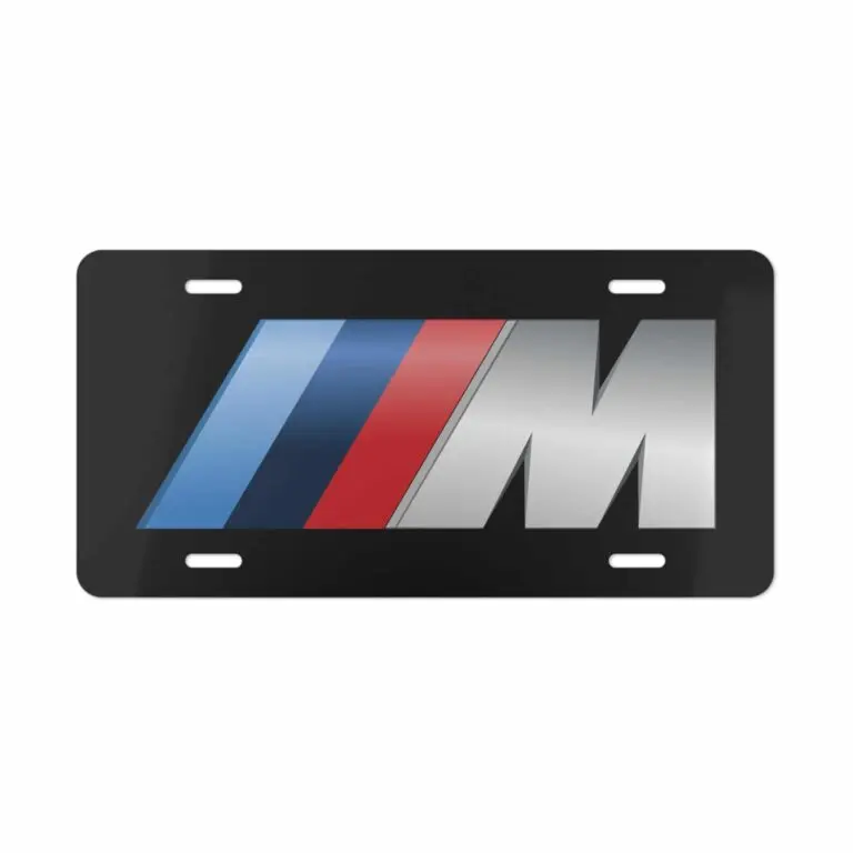 M Aluminum Automotive License Plate, 12x6 Custom Vanity Front Tag for Cars & Trucks with Pre-Drilled Holes for Easy Installation, Auto Replacement Part & Wall Décor for Garages, Bedrooms, Offices, Garage, Cars, Trucks, Garages, Bedrooms, Offices, Wall Déc