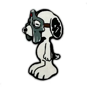 masked doggy rug