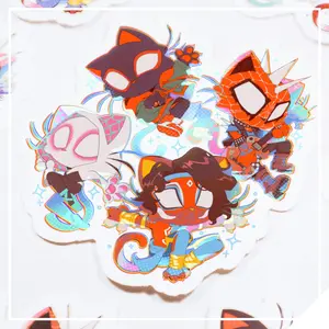 Spider-Verse Meow Meow Vinyl Sticker