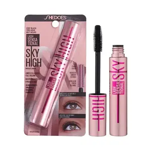 Shedoes 4D Sky High Mascara Lengthening Waterproof Thick Curling Lasting Eyelash Extension Black Natural Enhance Cosmetics Makeup 10Ml
