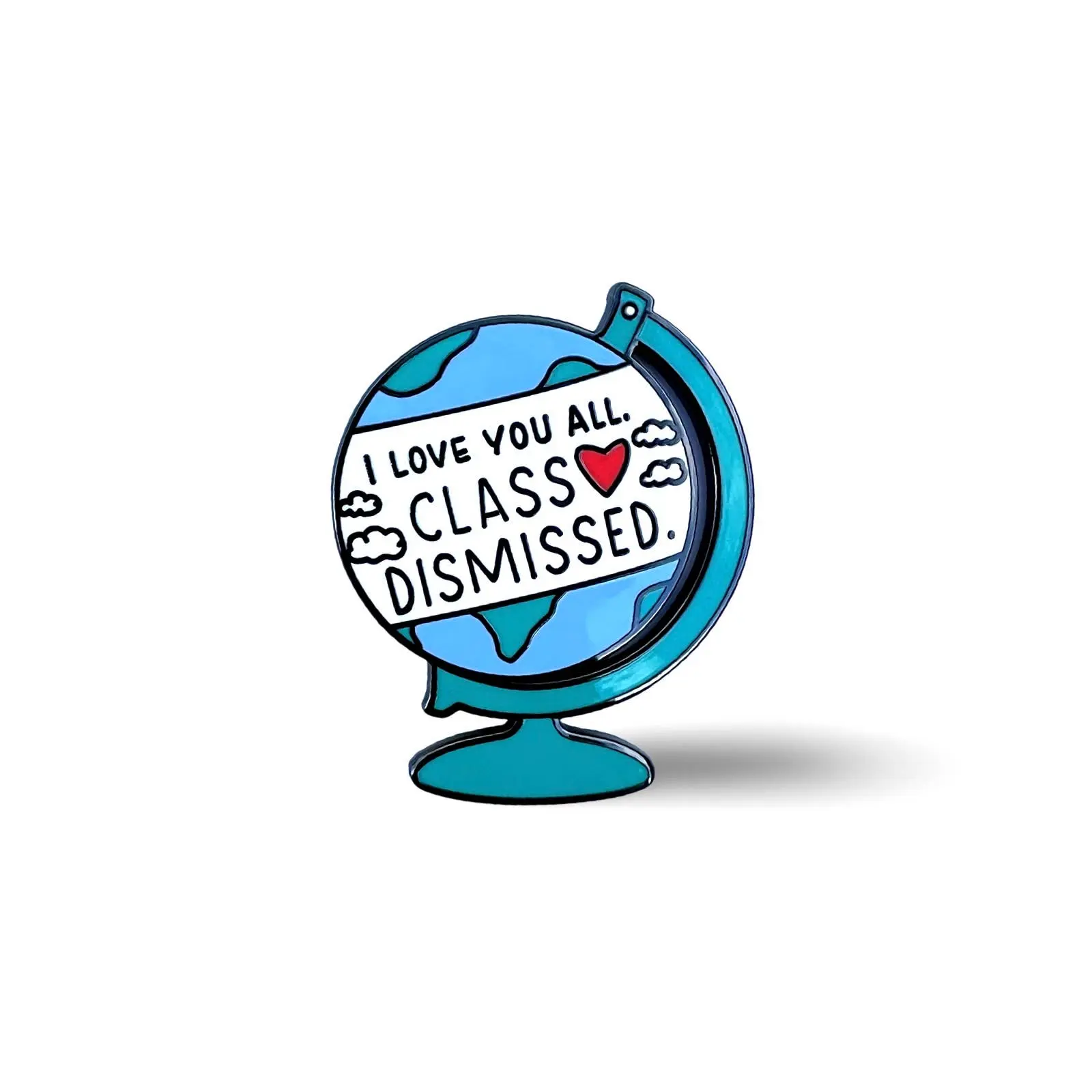 Boy Meets World Mr. Feeny Quote Enamel Pin - I Love You All. Class Dismissed.