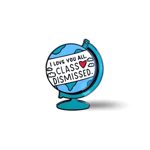 Boy Meets World Mr. Feeny Quote Enamel Pin - I Love You All. Class Dismissed.