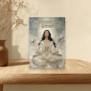 Spiritual Connection Journal for Meditation with Deities, Guided Notebook with Sacred Space and Divine Presence Prompts, Grimoire for Witches and Pagans