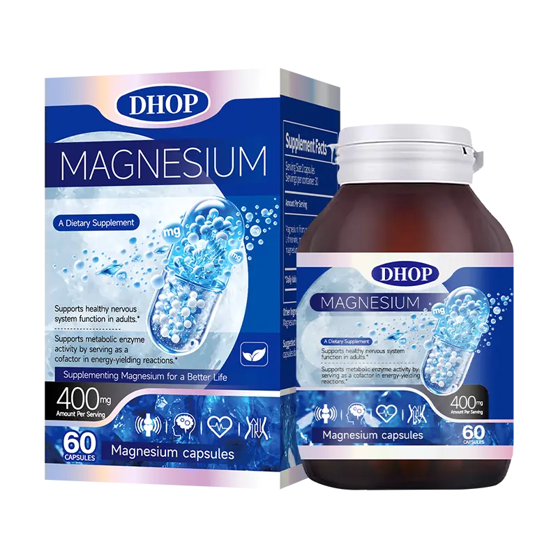 DHOP Daily Magnesium Mineral Capsules – Natural Edible Mineral Blend