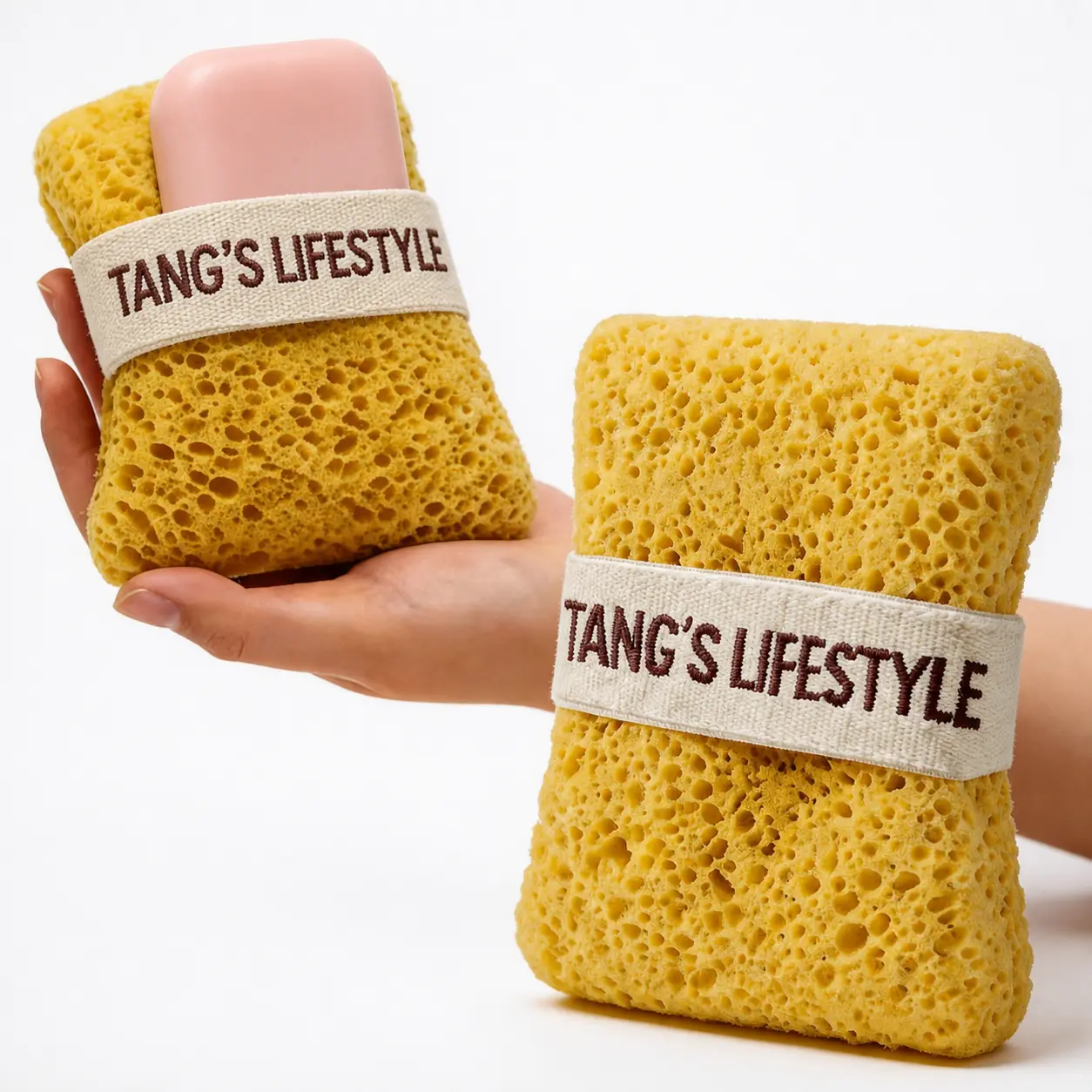 2 Count Bath & Body Soap Saver Pouch, Quick Foaming Shower Scrub Sponge for Smooth Skin & Daily Body Cleaning