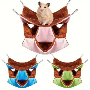 Small Animal Swing Bed, Ferret Hammock, Guinea Pig Hammock, Cushioned Rat Hammock, Comfortable Pet Bed, Ideal for Small Animals