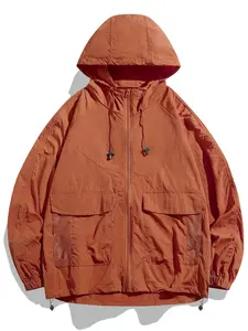 Outdoor Sun Protection Jacket, Vintage Trendy Hooded Unisex Lightweight Casual Jacket, Perfect for Summer Hiking, Travel, Gift for Friends
