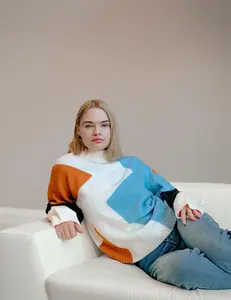 Ivory Multi Sweater
