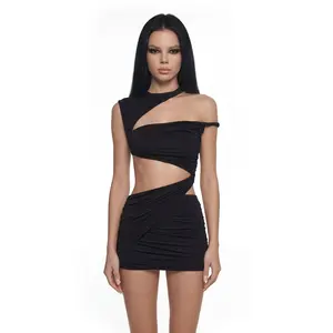 Vigilant Asymmetrical Wrap Dress