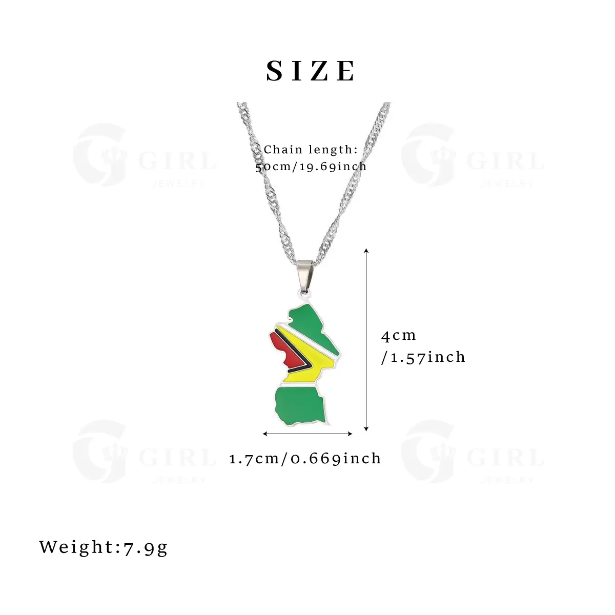 G-Guyana（Silver-Color）