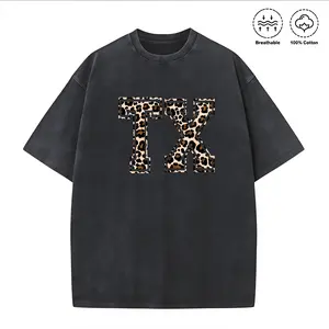 Washed T-shirt Leopard Texas Tshirt, leopard Print Texas Comfort Colors, Texas State Tshirt, Texas T-Shirt, Texas Cities Shirt, Cotton T-shirt, Desert Tee